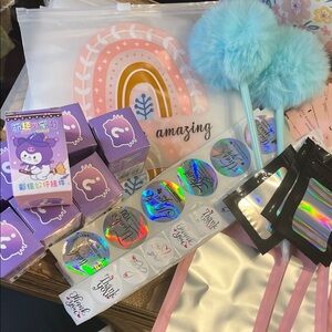 Sellers Supplies - Over 100 pieces, 20 “you are amazing” Zipper Bags + gifts